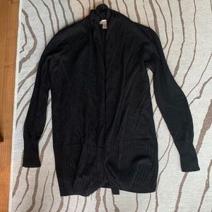 Black Loft Long Cardigan